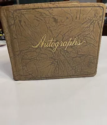 Antique Vintage 1920's Autograph Book W/ A Few Autos Bridgeport Normal School • $9.99