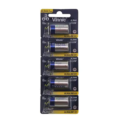 4LR44 6V Alkaline Batteries-  Pack Of 5  (476A V28PX PX28 28A A544 V4034PX) • £5.05