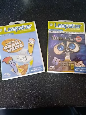 2 X Wall.E- Disney Pixar Leapfrog Leapster Explorer Learning Game Plus Draw  • £9