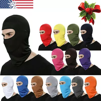 $3.99 • Buy Balaclava Full Face Mask UV Protection Ski Sun Hood For Men Women Tactical Masks