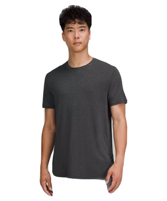 $65 • Buy Nwt Lululemon Balancer Short Sleeve Shirt Heathered Black Xs