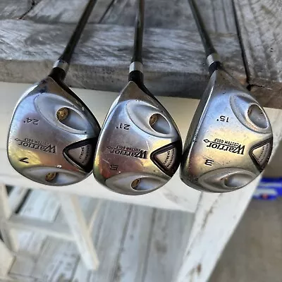$59 • Buy Warrior Active Channel Wood Set 3 5 7 | 14* 20* 23* Regular Graphite Mens RH