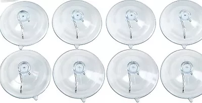 World's Strongest All Purpose 1-3/4 Inch Suction Cups With Hook  8 Hooks • $8.99