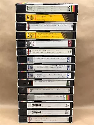 1985 Nascar Stock Car Race Vhs Lot Tv Broadcast Richmond Valleydale Winn Dixie • $40