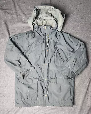 VINTAGE LL Bean Maine Wardens Parka Mens Medium Green Goretex Coat Field Jacket • $88.88