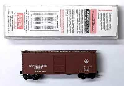 MTL Micro-Trains 20316 B&O 465000 Magnematic Dealer Demonstrator Car • $20