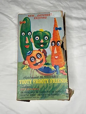 Vintage Tooty Frooty Friends Vegetable Toy Incomplete Box Rough Mr Potato Head • $24.99