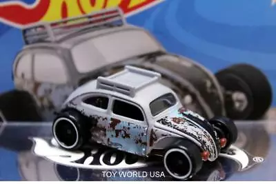 $2.50 • Buy 2019 Hot Wheels #69 Volkswagen Series Custom Volkswagen Beetle Gray