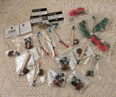 Dollhouse Miniatures Sport Lot - Football Fishing Baseball Golf • $25