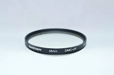 Quantaray 58 Mm DMC (Digital Multi-Coated) UV Screw-In Filter Made Japan.(V-170) • $9