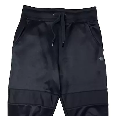 G-Star Raw Joggers Sweatpants Motac Slim Tapered Logo Black Mens Size XS 104506 • $24.76
