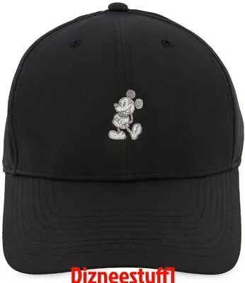 Disney Parks Nike Classic Mickey Dri-Fit Golf Baseball Hat Black Exclusive - NEW • $32.79