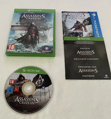 £5 • Buy Assassins Creed IV - Black Flag - XBox One Game - Mint Condition