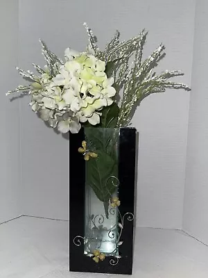 Studiohome Mirror With Delicate Multimedia Detail Butterfly 12  Vase • £14.48