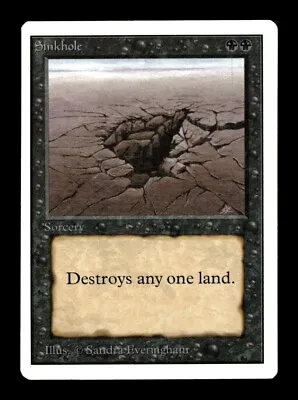 MTG  - Sinkhole - Unlimited Edition - Vintage Magic The Gathering - NM • $27.99