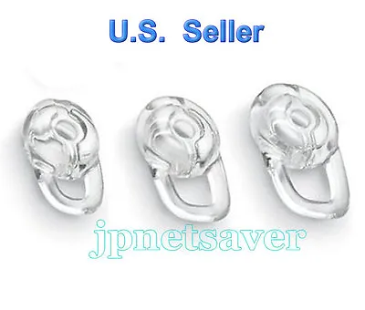 $6.65 • Buy 1 Set (S/M/L) Clear Earbuds - Plantronics M-100, Discovery 975 925, Modus HM3500