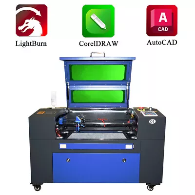 50W Co2 Laser Engraving Cutting Machine Engraver Cutter 50x30cm LCD Panel • £1399