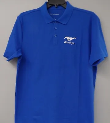 Ford Mustang Running Stallion Embroidered Mens Polo XS-6XL LT-4XLT New • $29.99