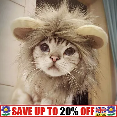 £5.99 • Buy Pet Costume Lion Mane Wig For Dog Cat Party Fancy Dress Up Christmas Decor SA