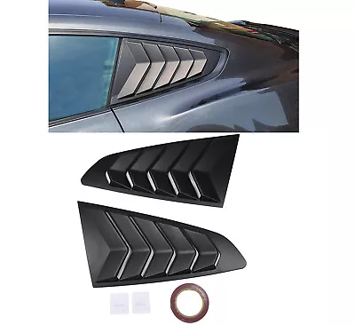 Side Quarter Window Louvers Rear Sun Shade Cover For Ford Mustang 2015-2020 USA • $39.88