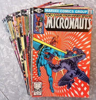 Micronauts Comic Lot 1979 Marvel 21 Issues • $30