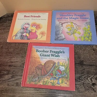 Vintage Fraggle Rock Book Club Weekly Reader 3 Books Lot 1984-1986 1st Edition • $15