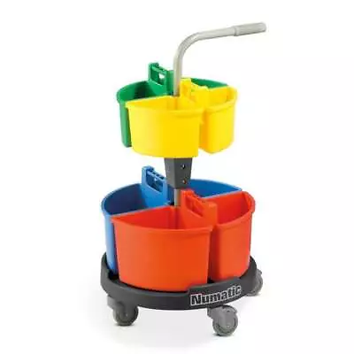 NC4 Numatic Mobile Cleaning Carousel Trolley Cart Car Valet Storage Cleaners • £119.99