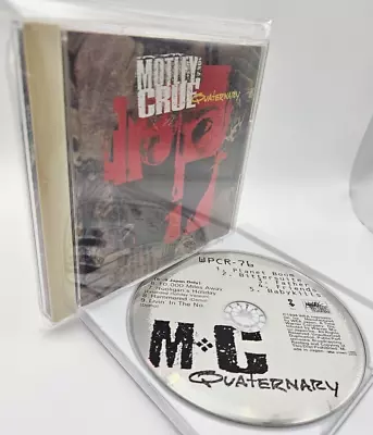 MOTLEY CRUE Quaternary Japan Only Bonus Track + 4songs CD WPCR-76 1994 RARE F/S • $27.99