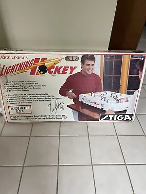 Stiga Lightning Hockey Table Game Eric Lindros With Box USA Vs Canada Vintage • $249.99