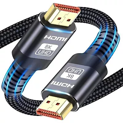 8K HDMI Cable 2.1 Available In HDMI Cables 0.5M/1M/2M/3M/5M Lengths For Select • £7.01