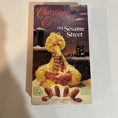 Christmas Eve On Sesame Street (VHS 1987)  • $5.95