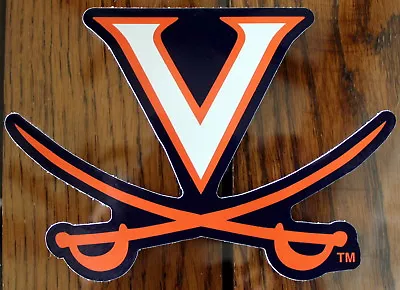 University Of Virginia Cavaliers College Decal Die Cut Static Cling Sticker USA • $8.99