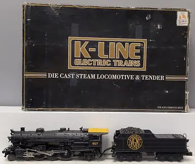 K-Line K3399-0002S O Gauge Virginian Pacific Steam Locomotive W/TMCC #1907 EX • $281.74