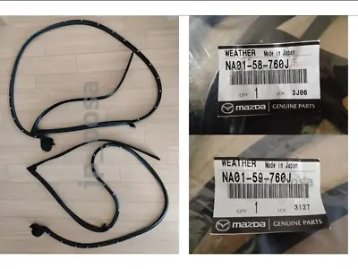 MAZDA Genuine Miata ROADSTER Door Weather-Strip SET NA01-58-760J NA01-59-760J • $235