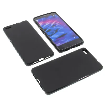 Case For MEDION S5004 Cell Phone Case Protector Cover TPU Rubber Case Black • £20.54