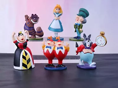 Alice In Wonderland Toys Cake Toppers Figures Kids Birthday Decoration Kids Girl • £12.99