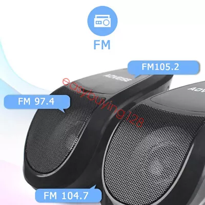 Motorcycle ATV Scooter Bluetooth Speaker MP3 Audio Music Sound System FM • $45.99