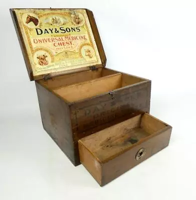 Vintage Day & Sons' Original Universal Medicine Chest C1890   #2422 • $144.41