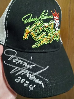 Dennis Anderson King Sling Autographed Hat Monster Jam Adjustable Snapback Rare • $38