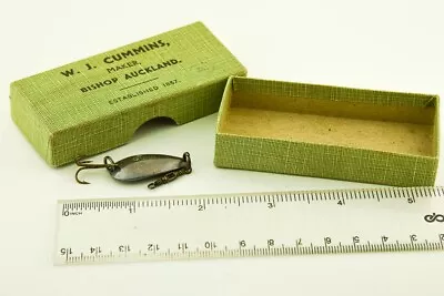 Vintage Cummins Spoon Spinner Minnow Antique Fishing Lure With Box JJ41 • $3.50