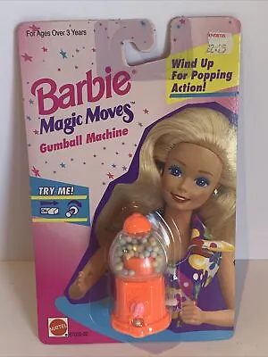 Barbie Magic Moves Gumball Machine Doll Accessory 1994 Mattel #67020 NRFP • $29.95