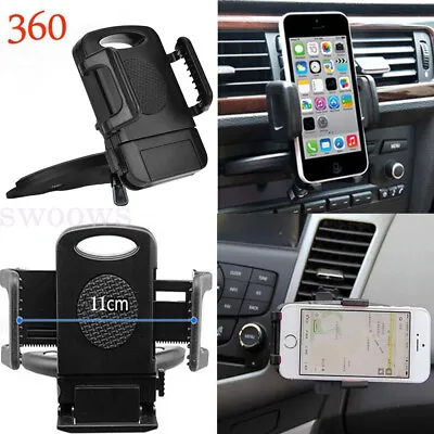 Universal Car CD Slot Mount Mobile Phone Holder Stand Cradle For IPhone Samsung • $15.56