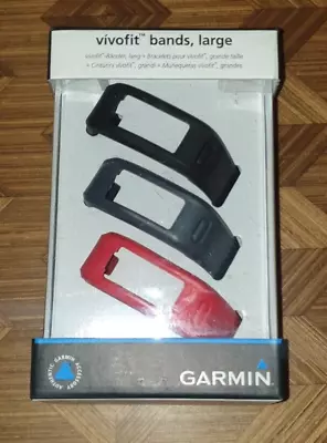 Garmin Vivofit Large Bands Pack Of 3 *FREE POSTAGE* • $34.30