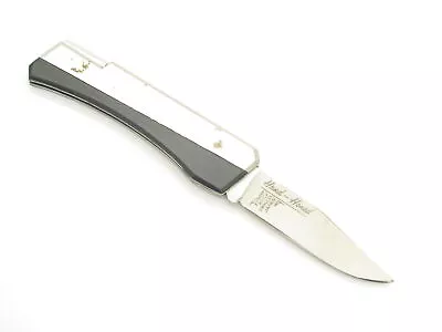 Vtg 1970s Vernco HiCV Black Angus Seki Japan Small Folding Lockback Pocket Knife • $22.95