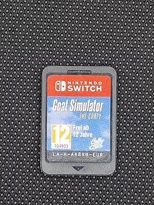 Nintendo Switch Game - Goat Simulator The Goaty - Cartridge Only - Free Postage! • $35