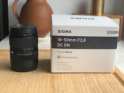 $600 • Buy Sigma Sony E 18-50mm F/2.8 DC DN Contemporary Lens