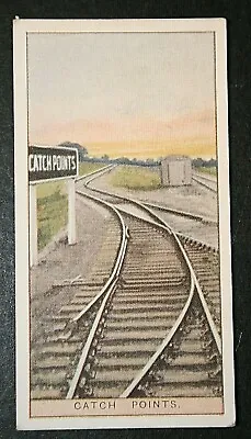 Railway Catch Points   Vintage 1920's Card   CD21 • £3.99