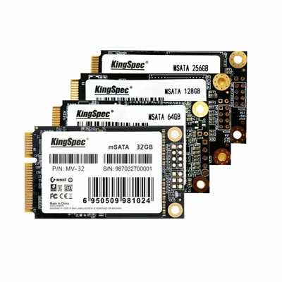 £20.38 • Buy 32G 64G 128GB 256GB KingSpec MSATA MINI SATAIII 3D NAND SSD For LENOVO DELL ASUS