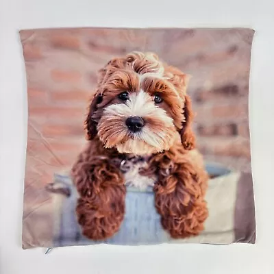 Marks And Spencer Puppy Cushion Cover 45 X 45 Cms VGC *Free Postage* • £12