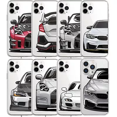 Cartoon Car Illustration Cool Phone Case For Iphone 15 14 13 12 11 Pro Max XR 7 • $3.39